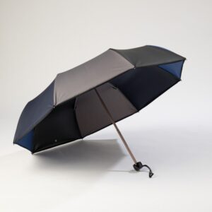 Mini parapluie – Caen – Bleu Marine, Gris, Noir et Bleu de France